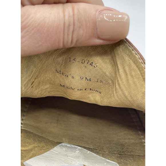 Johnston & Murphy Brown Leather Moc-Toe Tassel Slip On Loafer Men's 9 M 15-0746 - Picture 7 of 10